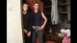 A grandmother is having fun with her grandson and his friends