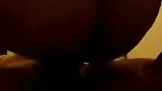 A woman with a sagging belly after childbirth gets fucked by three guys in a crazy threesome