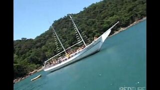 A bunch of bitches agreed to have sex on a yacht