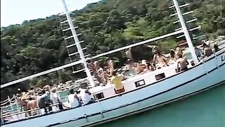 A bunch of bitches agreed to have sex on a yacht