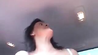 Three cool guys brought a prostitute to the forest and fucked her in a rough session