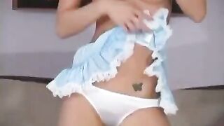 A very cute girl named Super baby Cody Milo has big tits