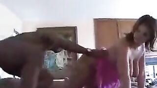 The girl surrendered to the guy for the sake of a non-plot big member