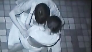 The man took off his pants and had anal sex with girlfriend