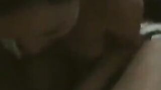 Busty BBW shakes her big tits while dancing at home