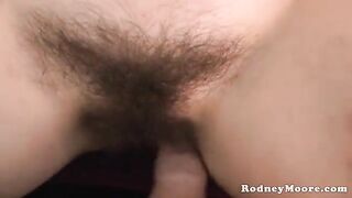 A neighbor with a hairy pussy finally got fucked by someone