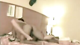 The guy shoots his sex with a girl with a hidden camera