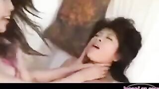 Korean beauties get fucked hard and loud by horny guys