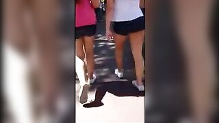 A girl with a beautiful ass invited someone special to her room