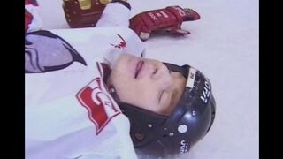 The fan gave the hockey player her ass to play with in return for protection