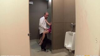 I met the waiter in the bathroom and he fucked me in the restaurant