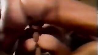 Sperm exchange between girls, they pass it with hands