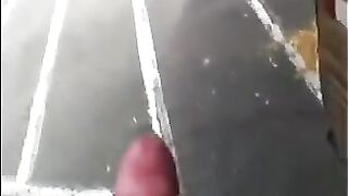 He could jerk off his big cock right on the street, no problems