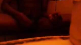 The girl washed in the shower and then caressed herself with pleasure