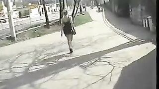 An old man fucked in anal by a young girl in a threesome