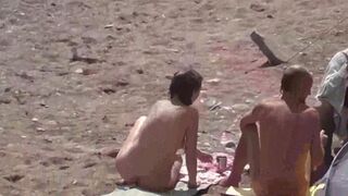 Bathing in sea water naked is very pleasant
