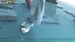 The tourist guy got fucked by local beauty in the mountains