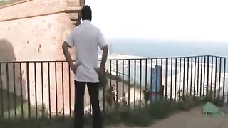A group sex session was organized and filmed publicly
