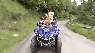 They arranged a romantic sex in unusual outdoor locations for fun