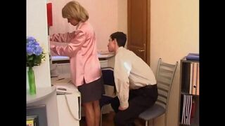 A mother and her son have a hot sex in the bedroom
