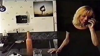 The negro fucks his wife and watches her end with someone else