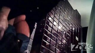 Peeping at the cafe toilet from a hidden camera