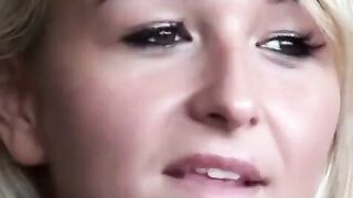 The blonde was not satisfied with the usual, so she tried anal sex