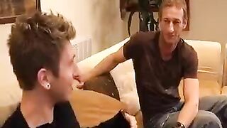 A sister poses naked, and a brother takes it all off