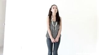 A beautiful virgin has her first experience in this raw, unfiltered video