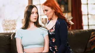 The stepmom is going to teach me how to cum