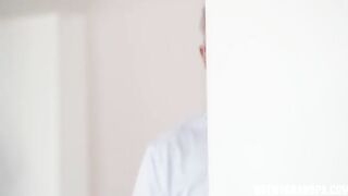 A girl came to her pervert grandfather for the weekend, as usual