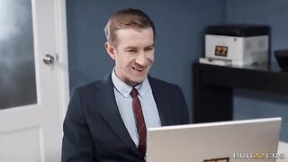 The boss fucks his secretary in nylons, a true fetish, enjoy!