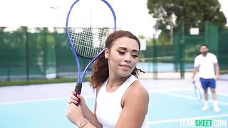 Girl practiced sports, then she got fucked in the juiciest spot