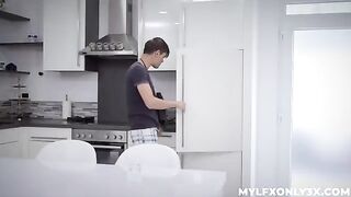 The girl is getting her pussy wet with two sexy lesbians