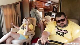 A lift in a car ends up as sex