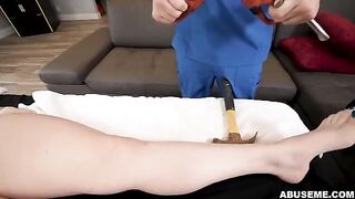 Sexual girl has a rough sex with her boyfriend