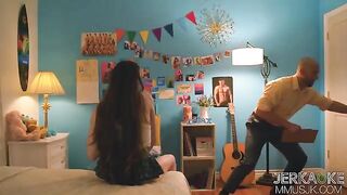 Freshman girl broke the rule and fucked with a professor