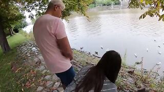 Feeding ducks with beaver and creampie sex with Serina Gomez – Part 1