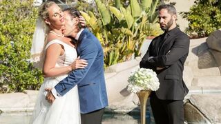 BrideZZilla: A Fuckfest At The Wedding part 3 - hot bride in stockings