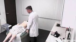 The doctor checked the boy’s nuts and blew him