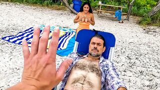 Labor Day became not so lame after meeting on the beach