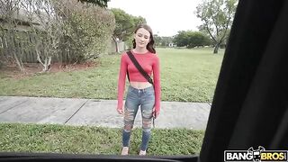 A girl agreed to have sex for money in the car