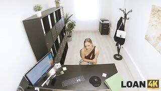 An interview video recording of a bold boss and secretary encounter