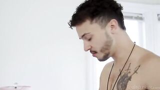 A hot bi-girl has sex with her husband at their home
