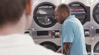 Doing the laundry is not as interesting as the neighbor's offer