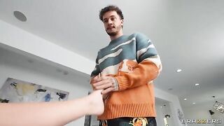 Diphallic Dude takes a duo of pussies in this hot Brazzers scene