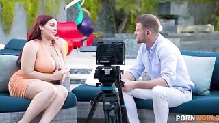 Natasha Nice got her ass smashed during an unexpected interview