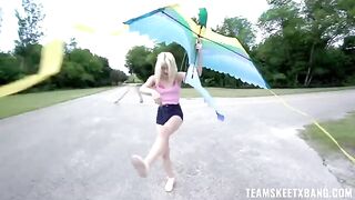 A girl who is very much loves fucking on nature