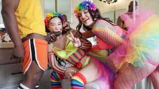 A threesome where everyone is equal and free to use each other