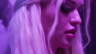 The busty blonde newbie London Laurent takes on the pilot's big dick
